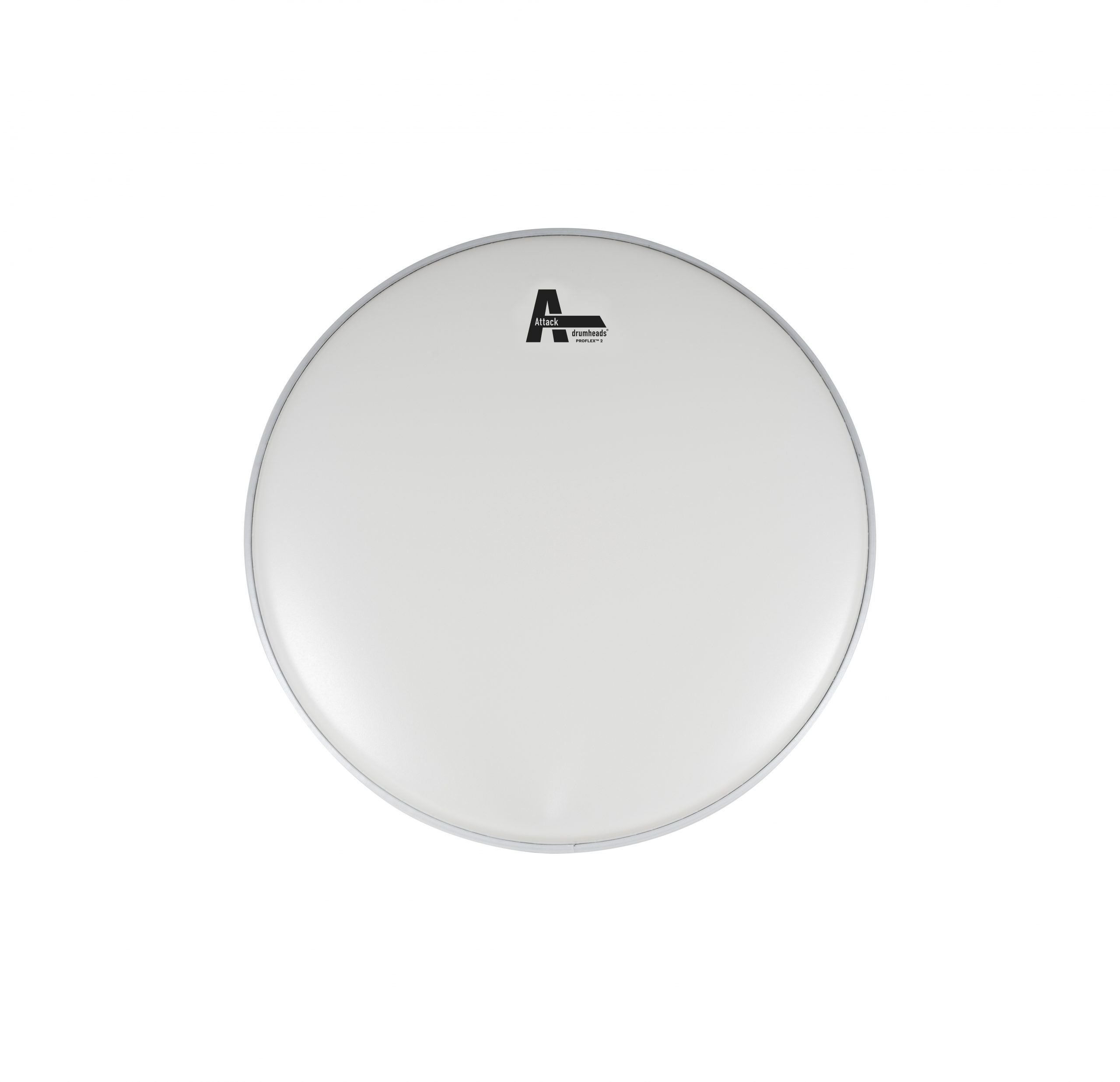 DHA2-12C Attack 12" ProFlex2 2 Ply Heavy White Coated Drum Head - Image 1
