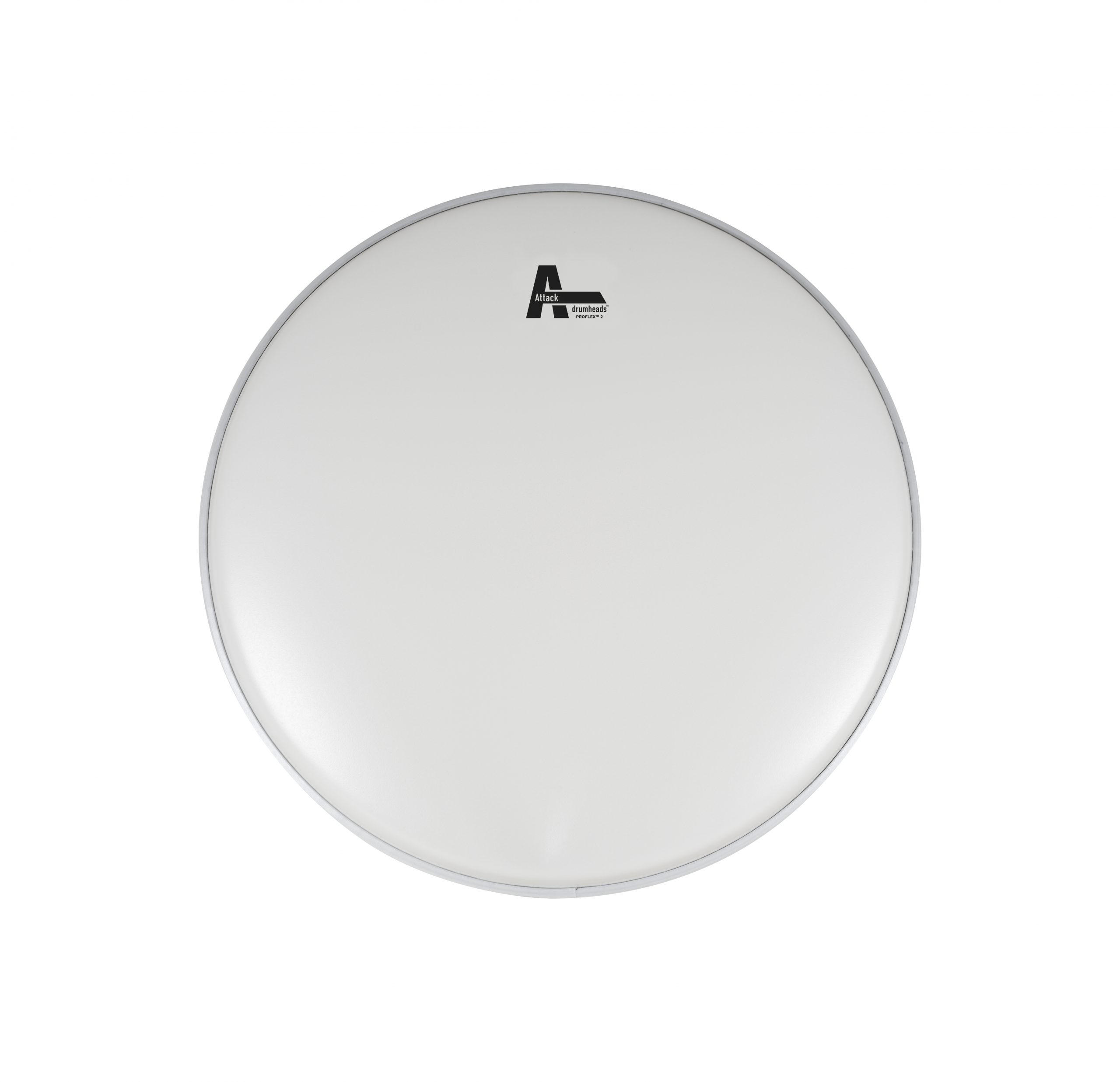 DHA2-14C Attack 14" ProFlex2 2 Ply Heavy White Coated Drum Head - Image 1