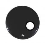 Attack 20" ProFlex1 1Ply No Overtone Black Ported Resonant Bass Drum Head