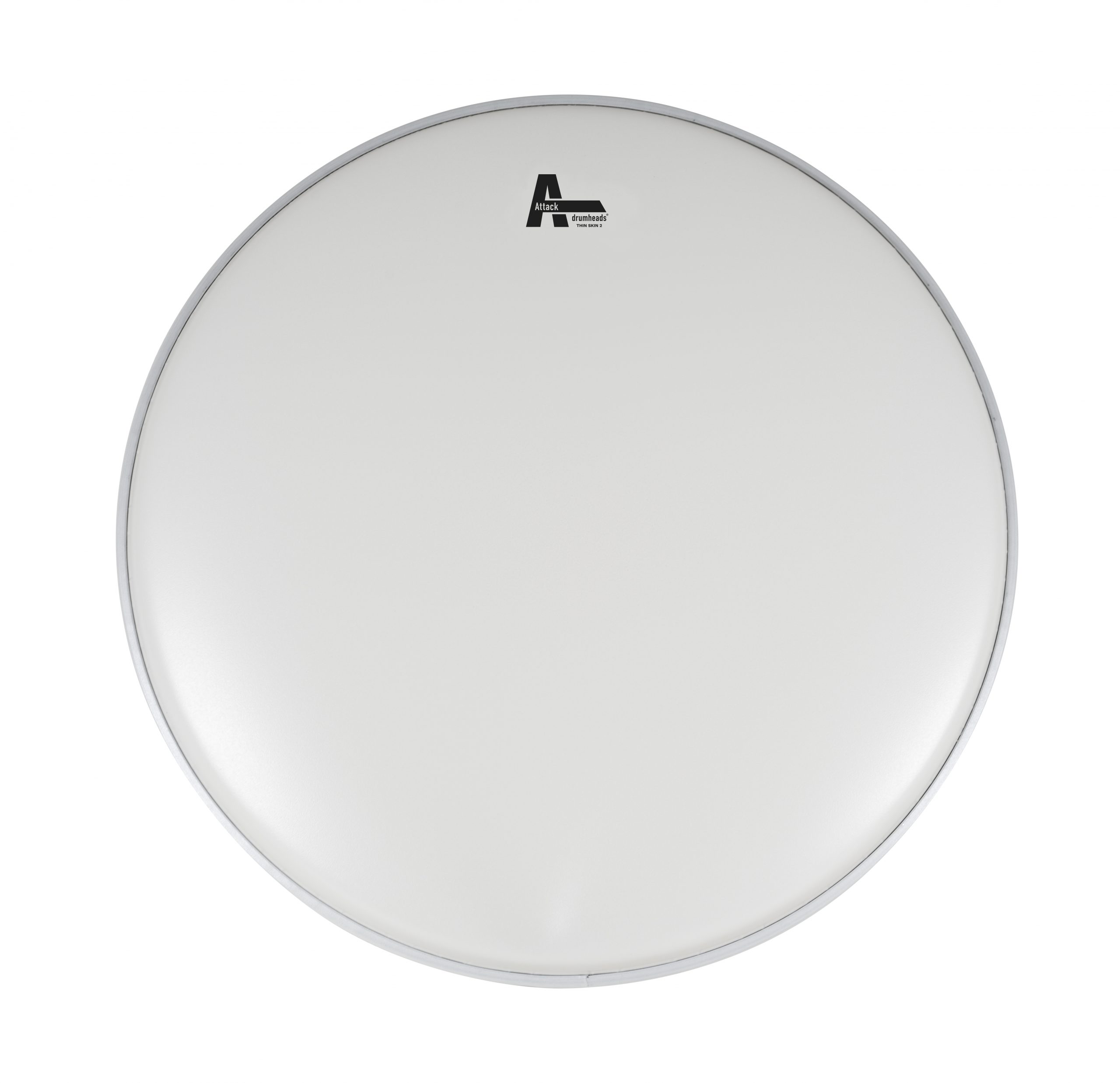DHTS2-18C Attack 18" ThinSkin2 2Ply Medium Thin Coated White Drum Head - Image 1