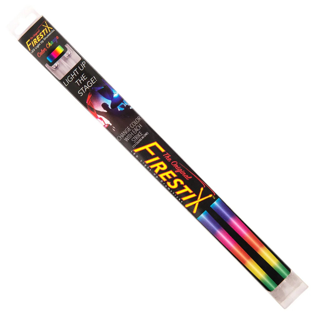 FX12CC Firestix Light-Up Drumsticks - Colour Change - Image 1