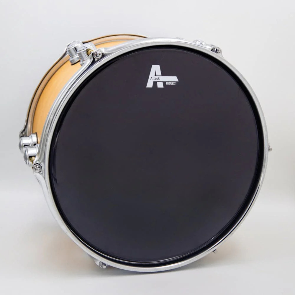 Attack 6" ProFlex1 1Ply Medium Black Drum Head