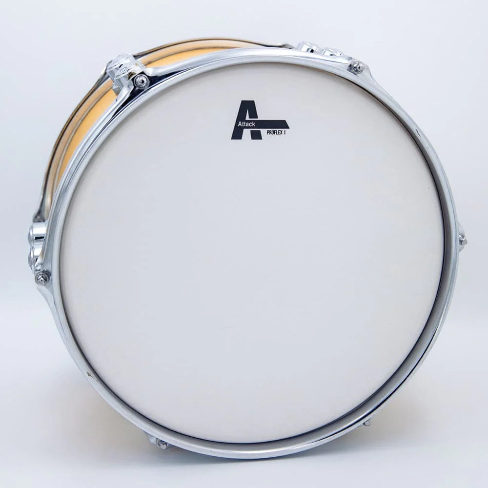 Attack 6" ProFlex1 1Ply Medium White Coated Drum Head