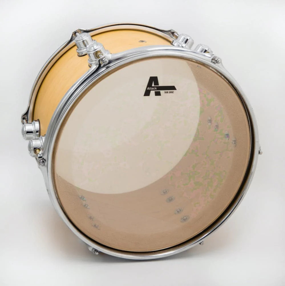 Attack 6" ThinSkin2 2Ply Medium Thin Clear Drum Head
