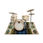DRUMnBASE Earthing Drum Rug - Blue - 185 x 160cm - Image 2