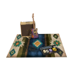 DRUMnBASE Earthing Drum Rug - Blue - 185 x 160cm - Image 3