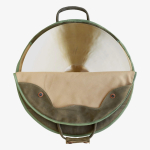 TACKLE ZIPPERLESS 20" OLIVE DRAB CANVAS CYMBAL CASE WITH SHOULDER STRAP - Image 2