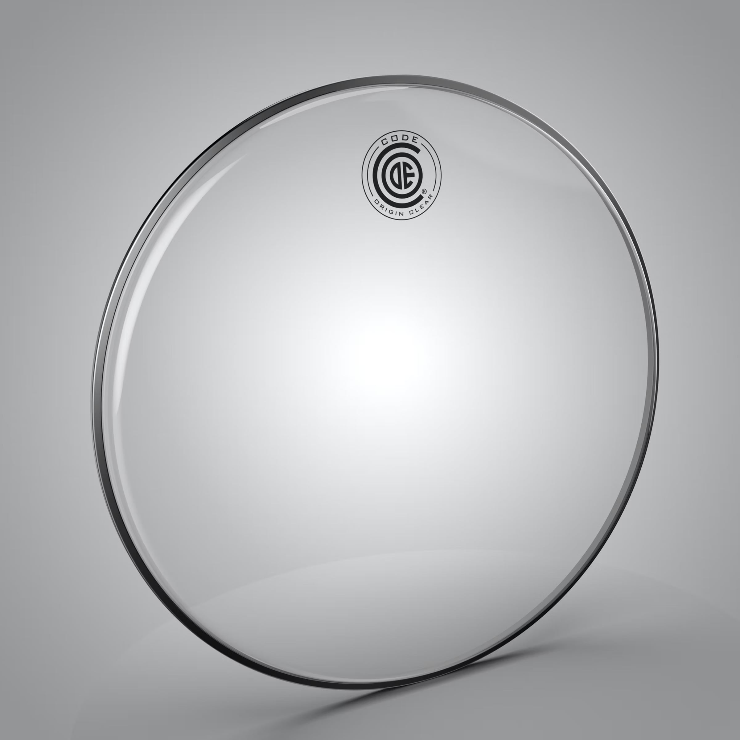 14 ORIGIN CLEAR CODE ORIGIN CLEAR 10" TWIN PLY DRUM HEAD 7.5MIL TOP 5ML BOTTOM - WITH INVISIBLE EDGE SONIC STRIPS - Image 1